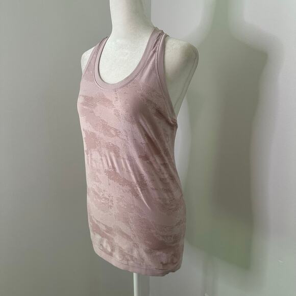 Athleta light pink camo racerback tank top size S - Picture 3 of 11